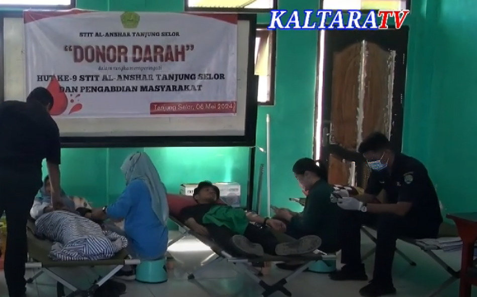 STIT Al-Anshar dan Sivitas Akademika Gelar Aksi Donor Darah